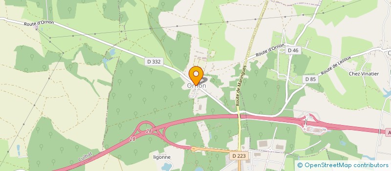 localisation de l'entreprise MONSIEUR FLORIAN CHALIER  LEZOUX