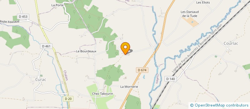 localisation de l'entreprise MONSIEUR FLORIAN CHAMPAGNE à CHALAIS
