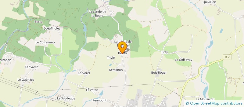 localisation de l'entreprise MONSIEUR FLORIAN CHANTEPIE  BERRIC