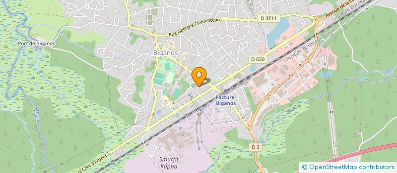 localisation de l'entreprise MONSIEUR FLORIAN CHAPALAIN  BIGANOS