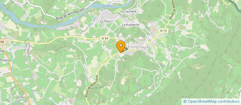 localisation de l'entreprise MONSIEUR FLORIAN CHARANSONNEY  ENTRECHAUX