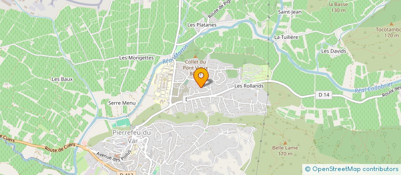 localisation de l'entreprise MONSIEUR FLORIAN CHARDONNET  PIERREFEU-DU-VAR