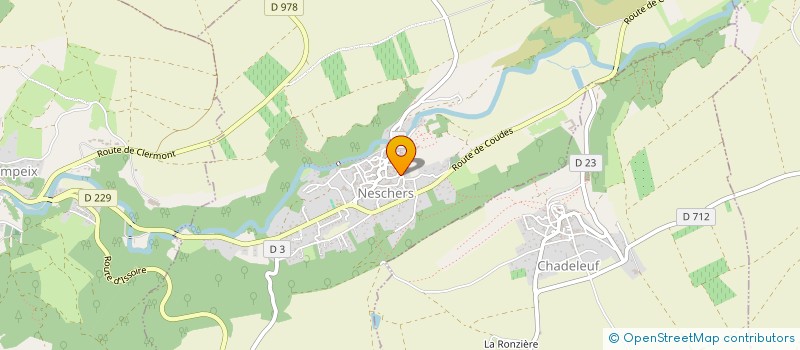 localisation de l'entreprise MONSIEUR FLORIAN CHASTEBARRAS  NESCHERS