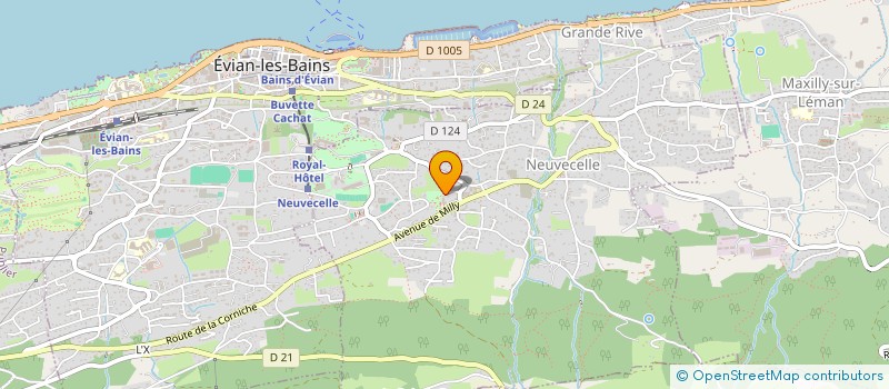 localisation de l'entreprise MONSIEUR FLORIAN CHATELAIN  NEUVECELLE