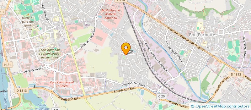 localisation de l'entreprise MONSIEUR FLORIAN CHAUDERON  BOE