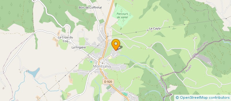 localisation de l'entreprise MONSIEUR FLORIAN CHAUVET à MONTSALVY
