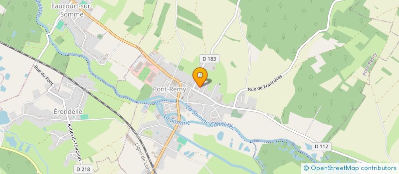 localisation de l'entreprise MONSIEUR FLORIAN CHEVALLIER  PONT-REMY