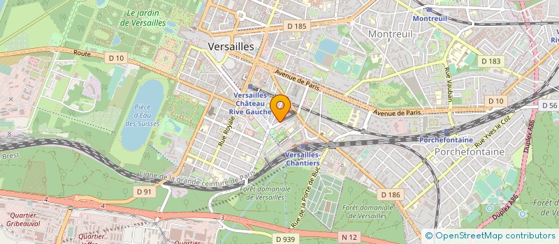 localisation de l'entreprise MONSIEUR FLORIAN CHEVRIER à VERSAILLES
