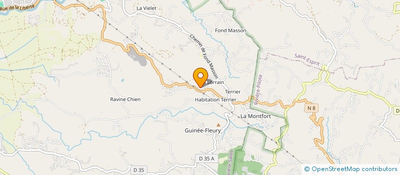 localisation de l'entreprise MONSIEUR FLORIAN CHEVROLAT  RIVIERE SALEE