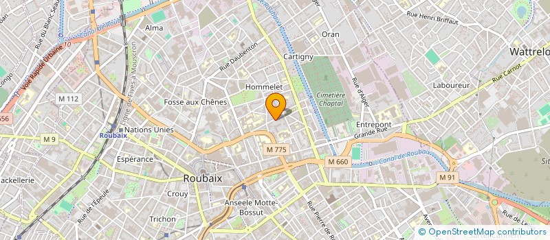 localisation de l'entreprise MONSIEUR FLORIAN CHIKHI  ROUBAIX