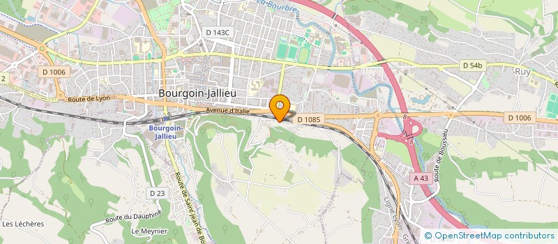 localisation de l'entreprise MONSIEUR FLORIAN CHIOZZA  BOURGOIN-JALLIEU