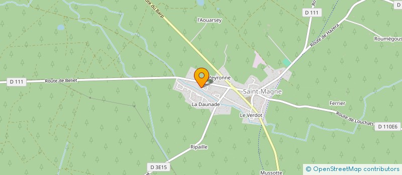 localisation de l'entreprise MONSIEUR FLORIAN CHOPINET  SAINT-MAGNE