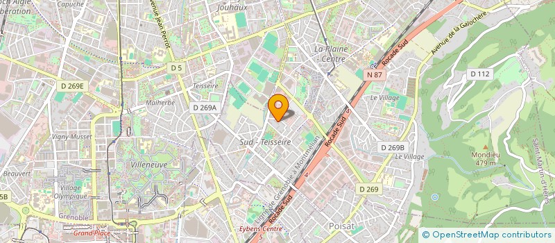 localisation de l'entreprise MONSIEUR FLORIAN CHOVIN  SAINT-MARTIN-D'HERES