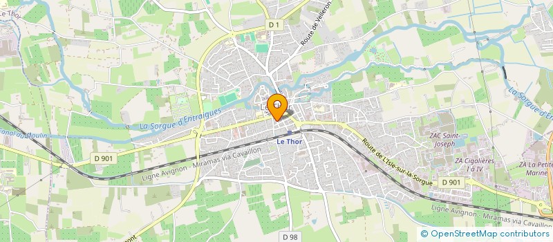 localisation de l'entreprise MONSIEUR FLORIAN CLARY  LE THOR