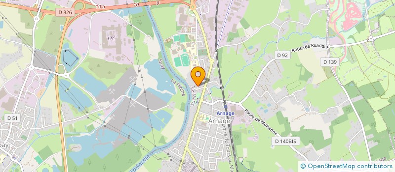 localisation de l'entreprise MONSIEUR FLORIAN-CLAUDE GRIGAUX  ARNAGE