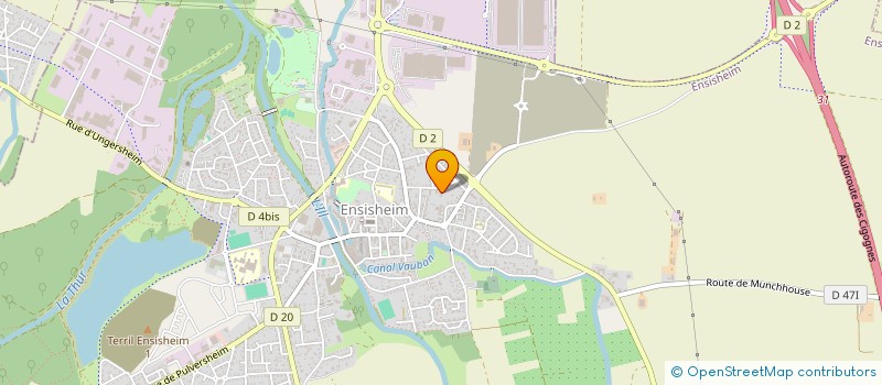 localisation de l'entreprise MONSIEUR FLORIAN COCHIN  ENSISHEIM