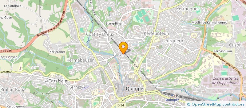 localisation de l'entreprise MONSIEUR FLORIAN COCOUAL à QUIMPER