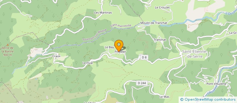 localisation de l'entreprise MONSIEUR FLORIAN COLEUR  SAINT-ETIENNE-DE-SERRE