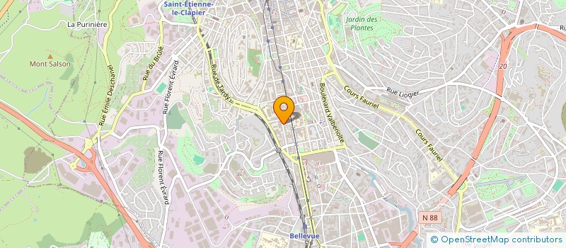 localisation de l'entreprise MONSIEUR FLORIAN COLIN  SAINT-ETIENNE