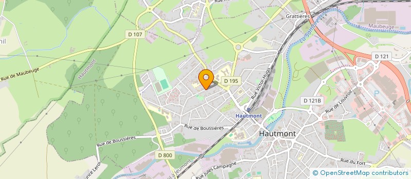 localisation de l'entreprise MONSIEUR FLORIAN COLMAIN  HAUTMONT