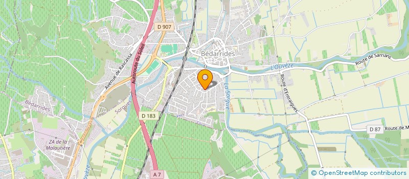 localisation de l'entreprise MONSIEUR FLORIAN COMBE  BEDARRIDES