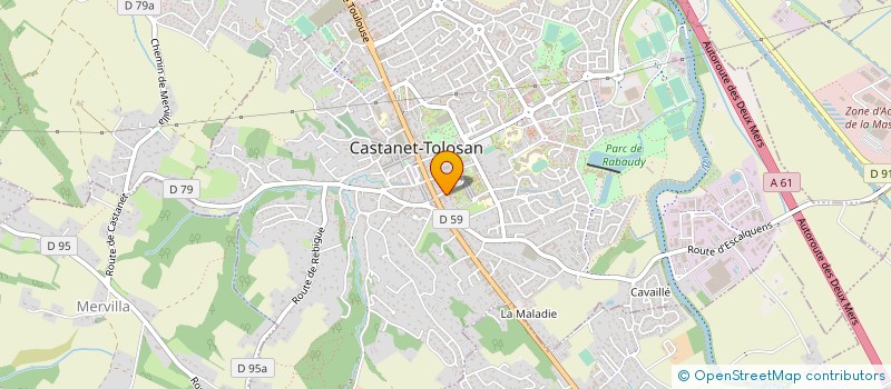 localisation de l'entreprise MONSIEUR FLORIAN CONDAT à CASTANET-TOLOSAN