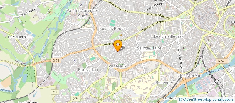 localisation de l'entreprise MONSIEUR FLORIAN CONTE à LIMOGES