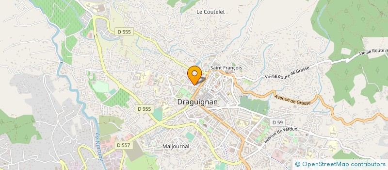 localisation de l'entreprise MONSIEUR FLORIAN COPERO à DRAGUIGNAN