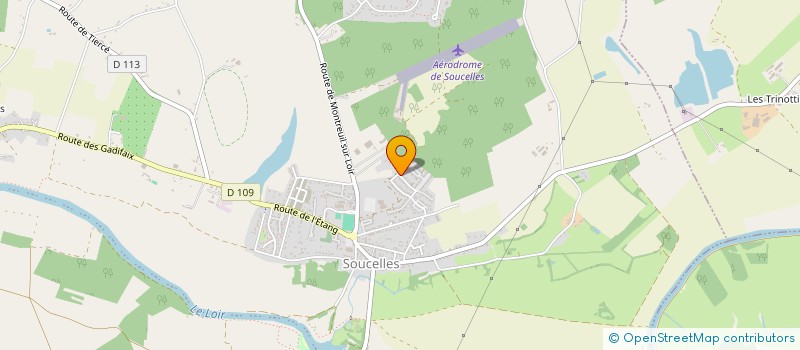 localisation de l'entreprise MONSIEUR FLORIAN COQUEREAU  RIVES-DU-LOIR-EN-ANJOU