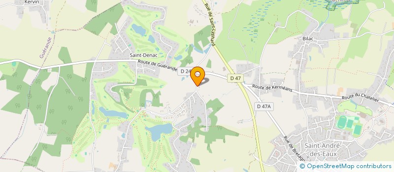 localisation de l'entreprise MONSIEUR FLORIAN CORBIERE  L'HERMITAGE