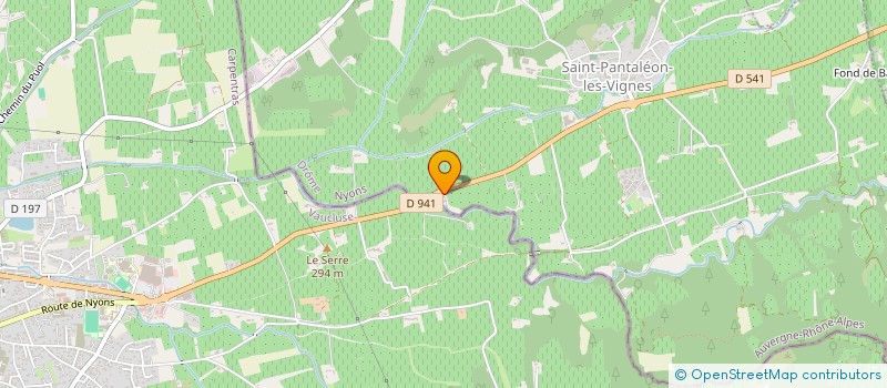 localisation de l'entreprise MONSIEUR FLORIAN CORNUD  SAINT-PANTALEON-LES-VIGNES