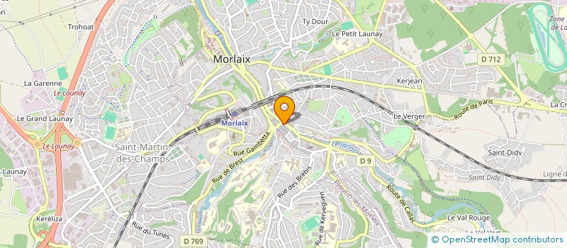 localisation de l'entreprise MONSIEUR FLORIAN CORTIER  MORLAIX