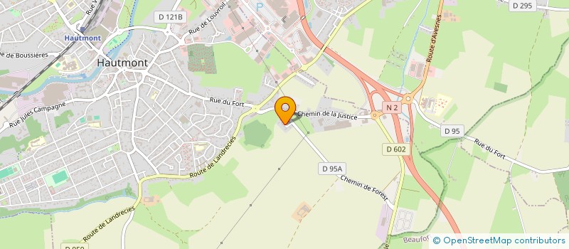 localisation de l'entreprise MONSIEUR FLORIAN COSSART  HAUTMONT