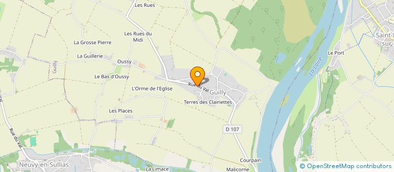 localisation de l'entreprise MONSIEUR FLORIAN COSSON à GUILLY