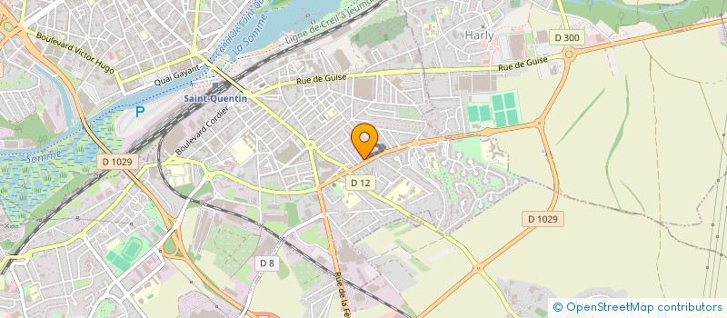 localisation de l'entreprise MONSIEUR FLORIAN COTTEREAUX à SAINT-QUENTIN