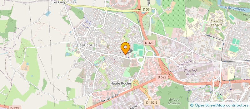 localisation de l'entreprise MONSIEUR FLORIAN COUDRAIS à SAINT-LEGER-DE-LINIERES