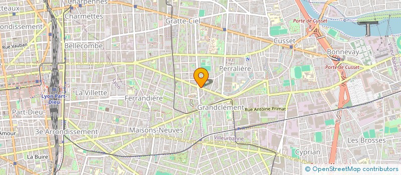 localisation de l'entreprise MONSIEUR FLORIAN COURTOIS  VILLEURBANNE