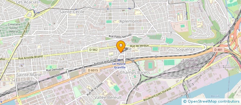 localisation de l'entreprise MONSIEUR FLORIAN COUTURE à LE HAVRE