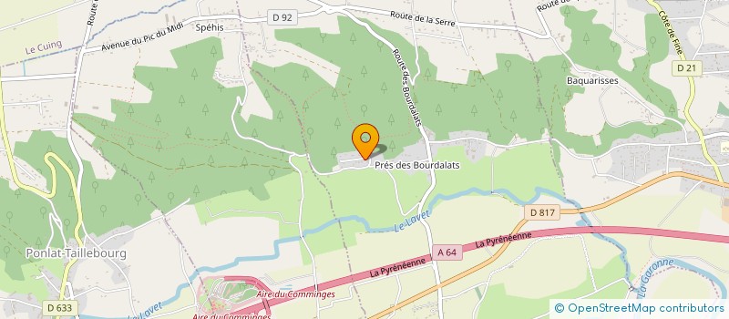 localisation de l'entreprise MONSIEUR FLORIAN COUZINET  BORDES-DE-RIVIERE