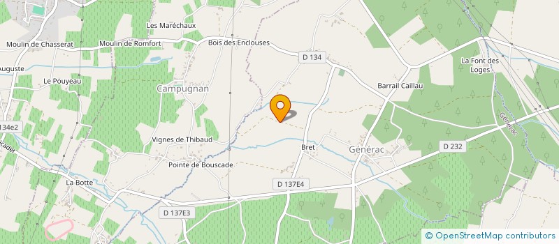 localisation de l'entreprise MONSIEUR FLORIAN CREUZE  PEUJARD