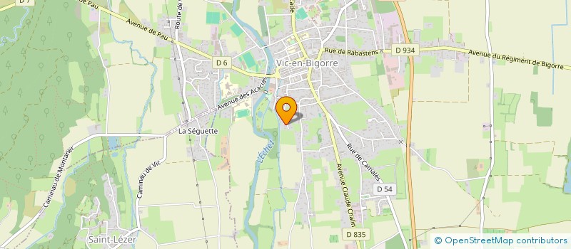 localisation de l'entreprise MONSIEUR FLORIAN CRIMI  VIC-EN-BIGORRE