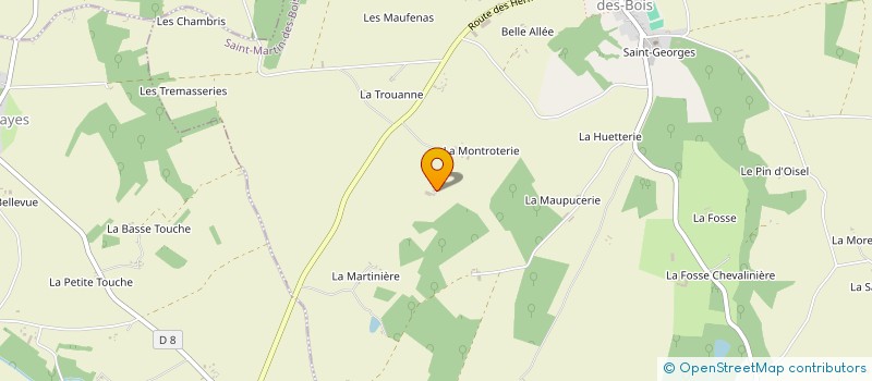 localisation de l'entreprise MONSIEUR FLORIAN CROSNIER  SAINT-MARTIN-DES-BOIS