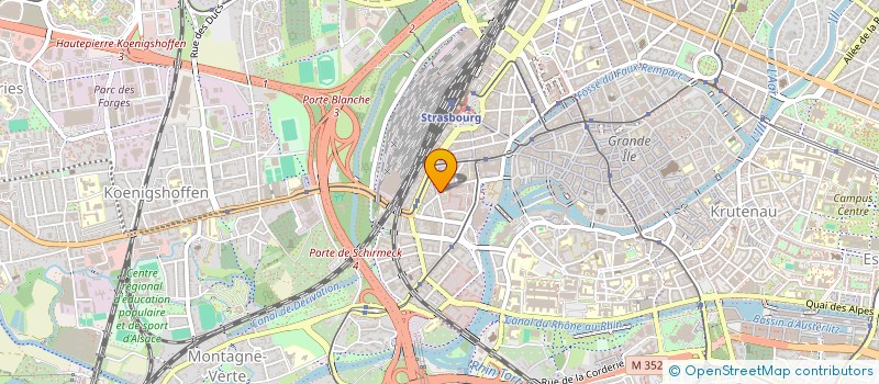 localisation de l'entreprise MONSIEUR FLORIAN CROUVEZIER à STRASBOURG