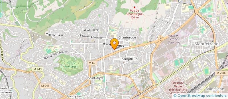 localisation de l'entreprise MONSIEUR FLORIAN CUKIERMAN  CLERMONT-FERRAND