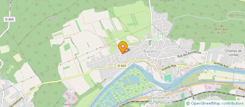 localisation de l'entreprise MONSIEUR FLORIAN CUPIC  BAVANS