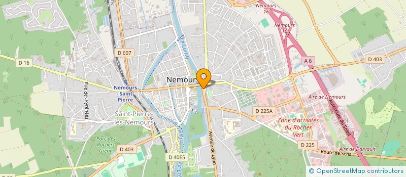 localisation de l'entreprise MONSIEUR FLORIAN DA SILVA à NEMOURS