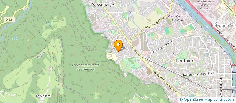 localisation de l'entreprise MONSIEUR FLORIAN DADOUCHI à FONTAINE