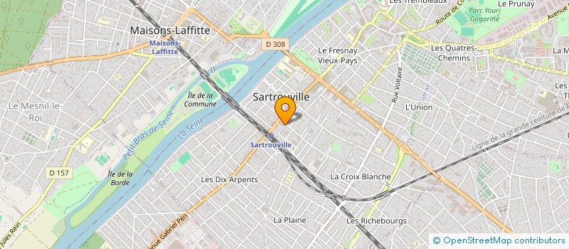 localisation de l'entreprise MONSIEUR FLORIAN DALTIN  SARTROUVILLE