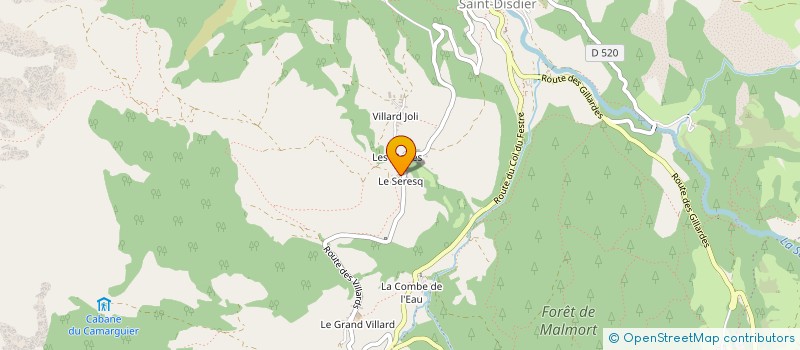 localisation de l'entreprise MONSIEUR FLORIAN DAMY  DEVOLUY