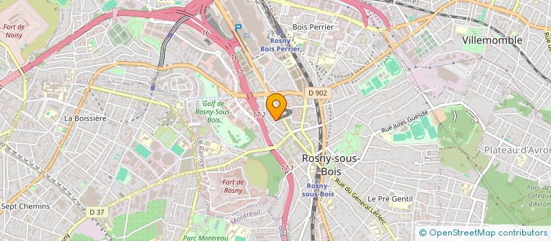 localisation de l'entreprise MONSIEUR FLORIAN DAOGARU à ROSNY-SOUS-BOIS